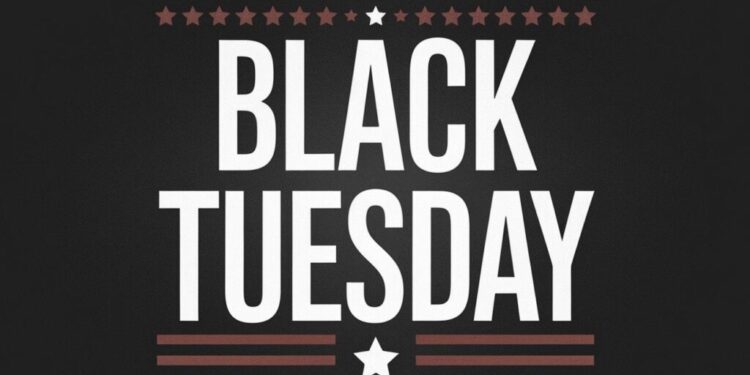 Black Tuesday Wipes $500 Billion